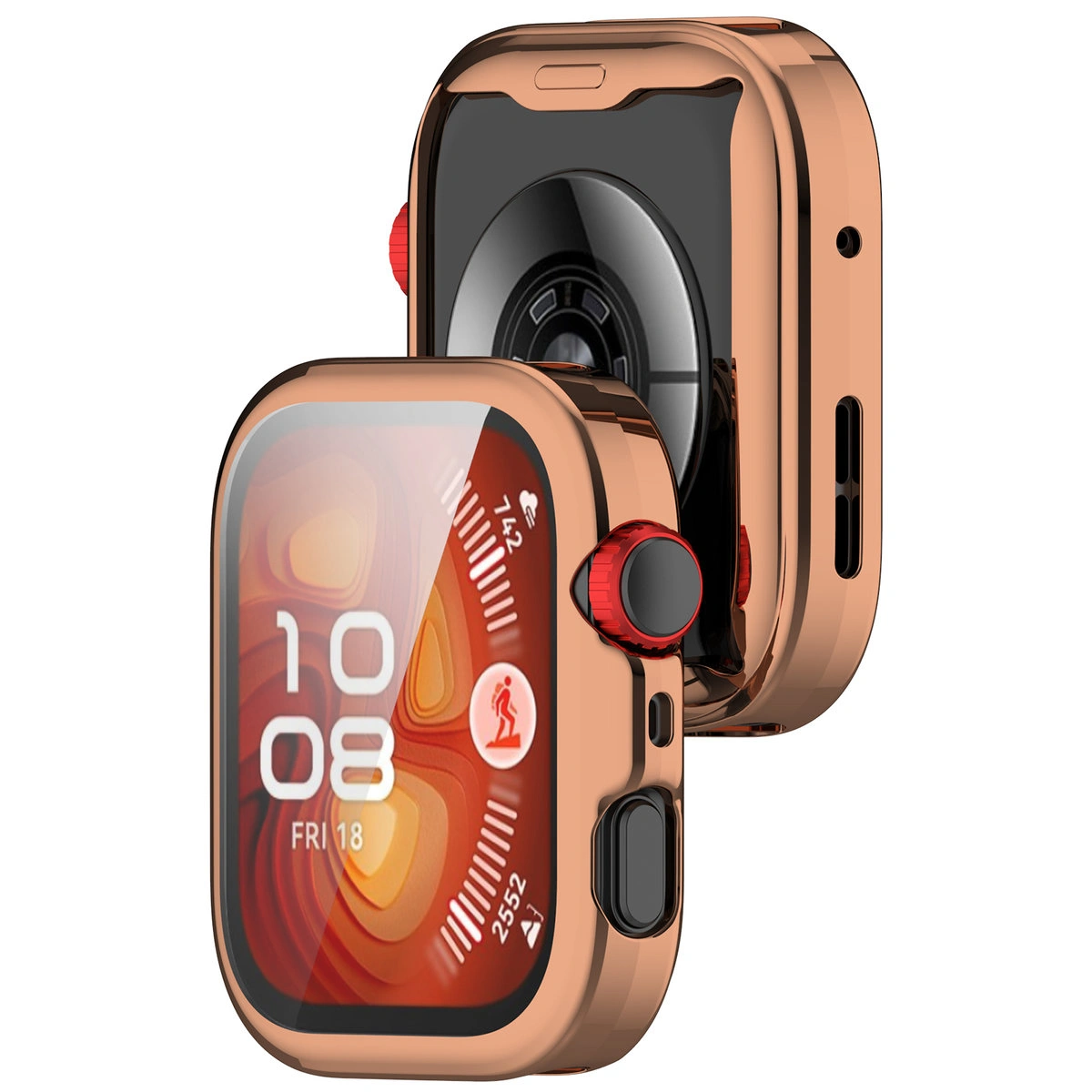 Front oraz przód etui Bizon Case Watch Felipe dla Huawei Watch Fit 4 Pro